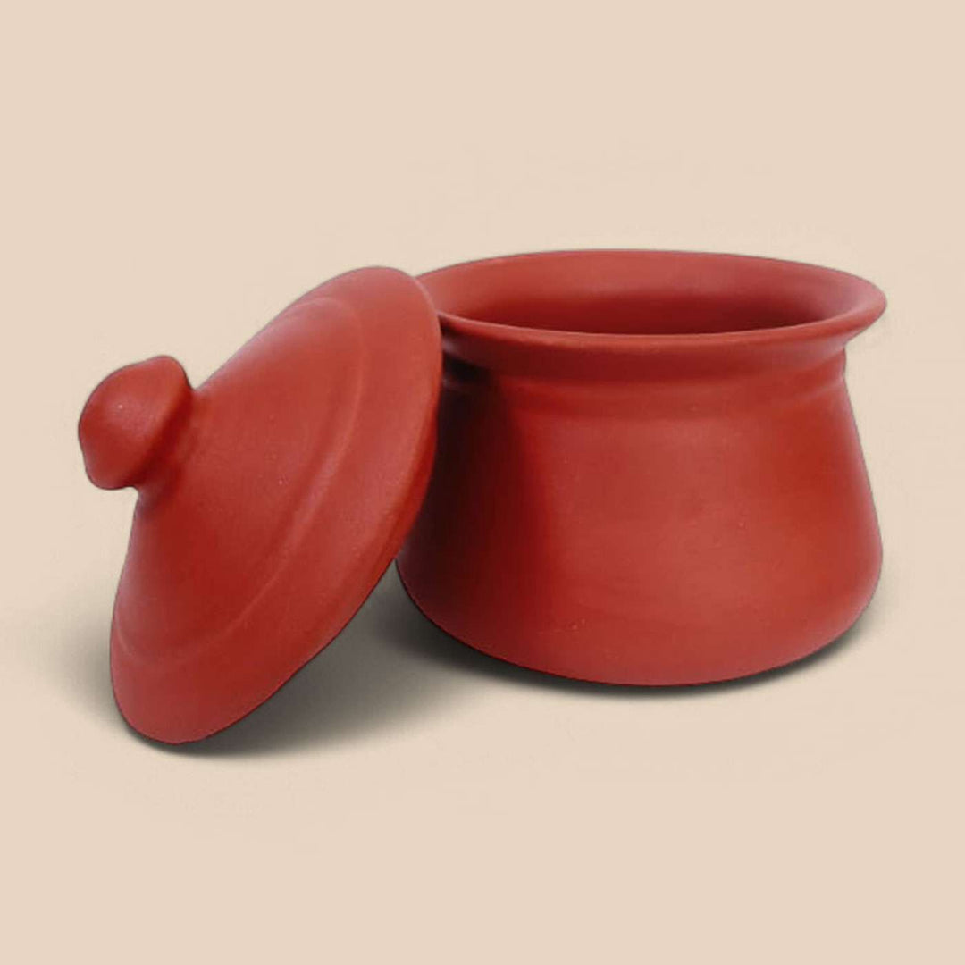 Handmade Morrocan Terracotta Serving Handi / Pot | Set Of 3