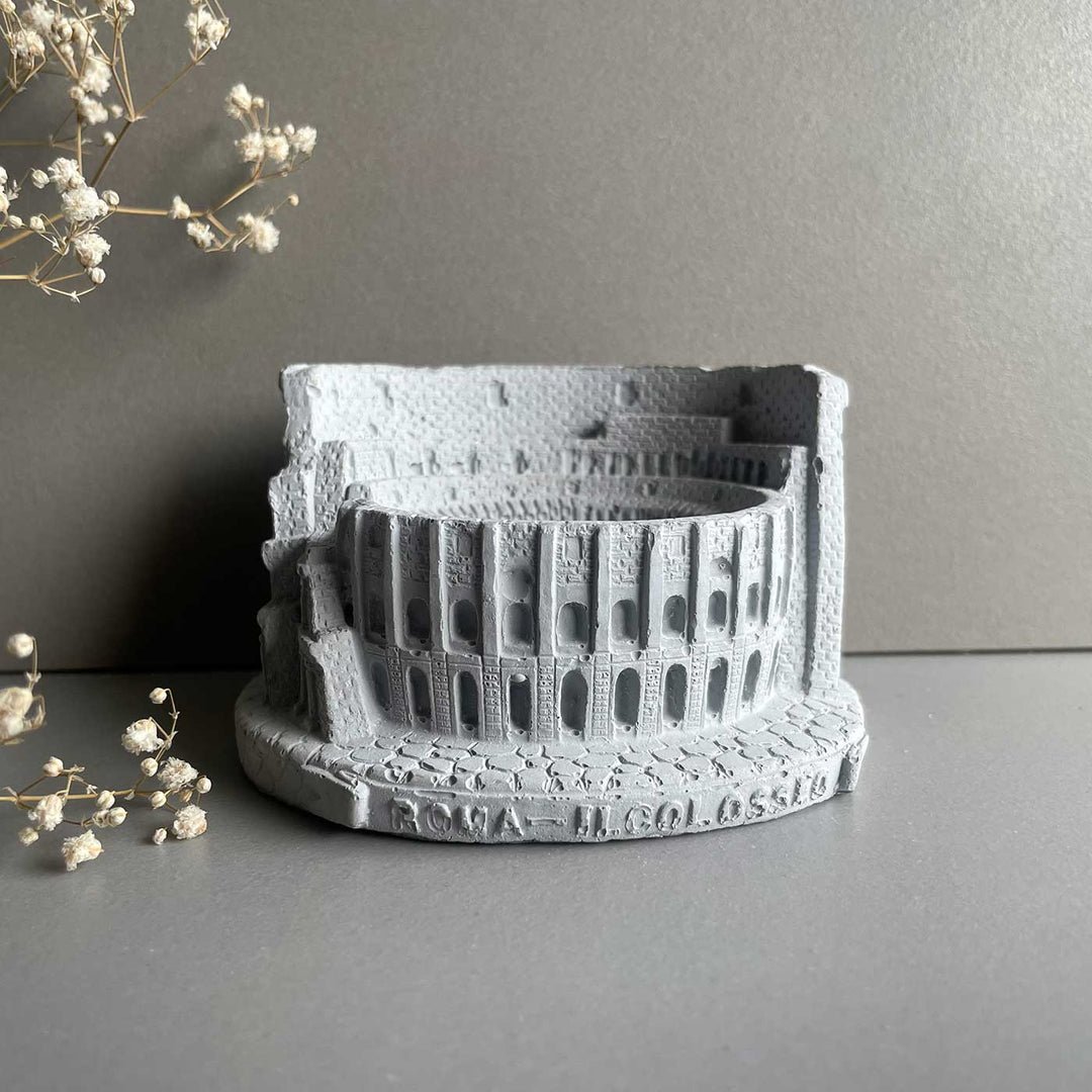 Handmade Colosseo Concrete Centerpiece