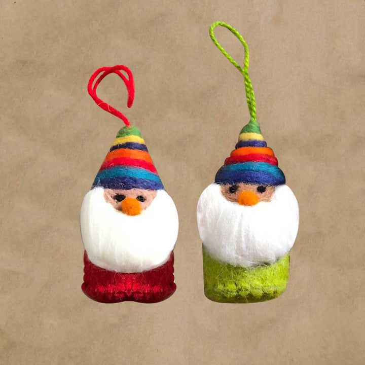 Handcrafted Felt Christmas Ornaments