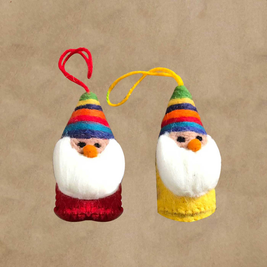 Handcrafted Felt Christmas Ornaments