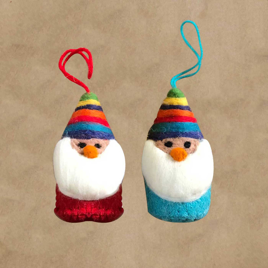 Handcrafted Felt Christmas Ornaments