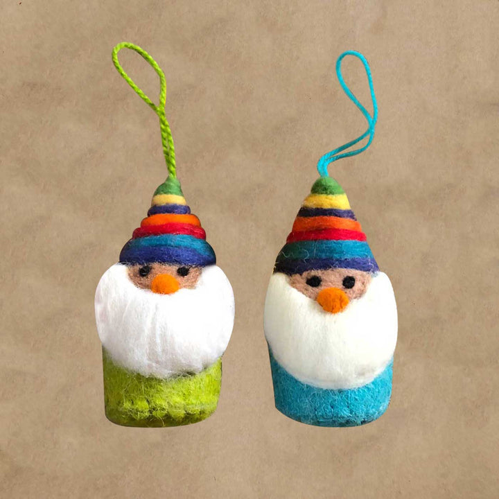 Handcrafted Felt Christmas Ornaments