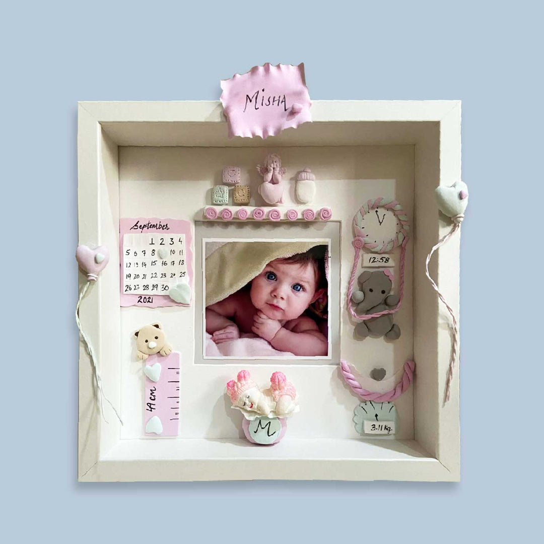 Photo Personalized Handmade The Baby Box Frame Wooden Frame