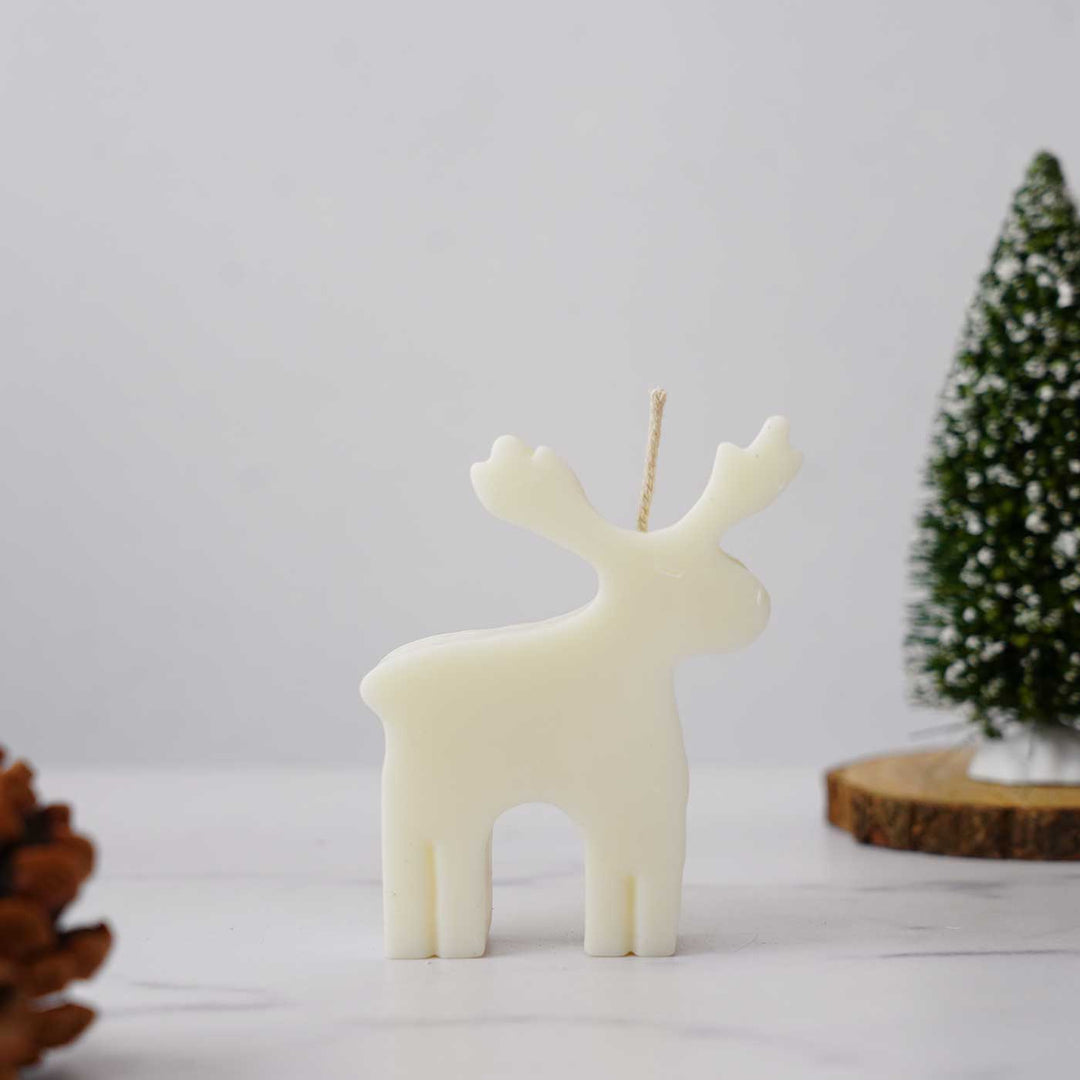 Reindeer Christmas Scented Soy Wax Candle | Japanese Cherry