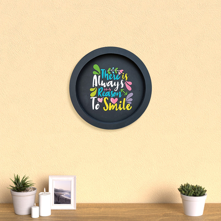 Customisable 'Reason To Smile' Handpainted Wall Plate