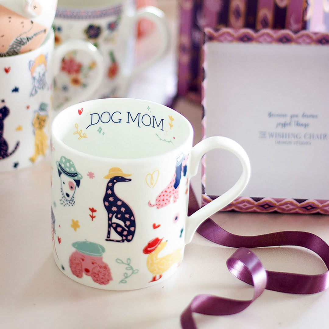 Handmade Top Dog Mama Fine China Mug