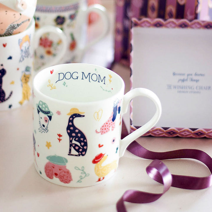 Handmade Top Dog Mama Fine China Mug