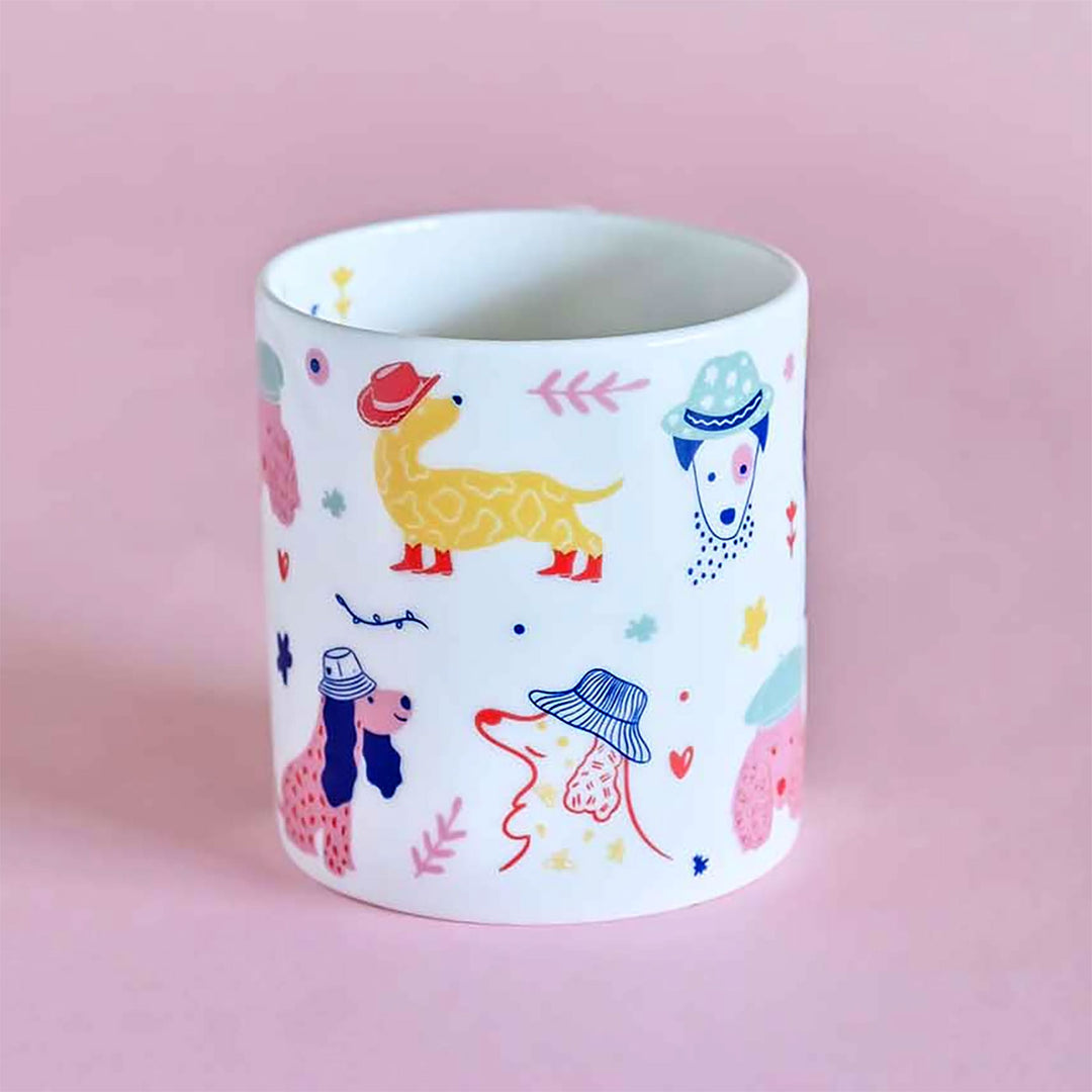 Handmade Top Dog Mama Fine China Mug