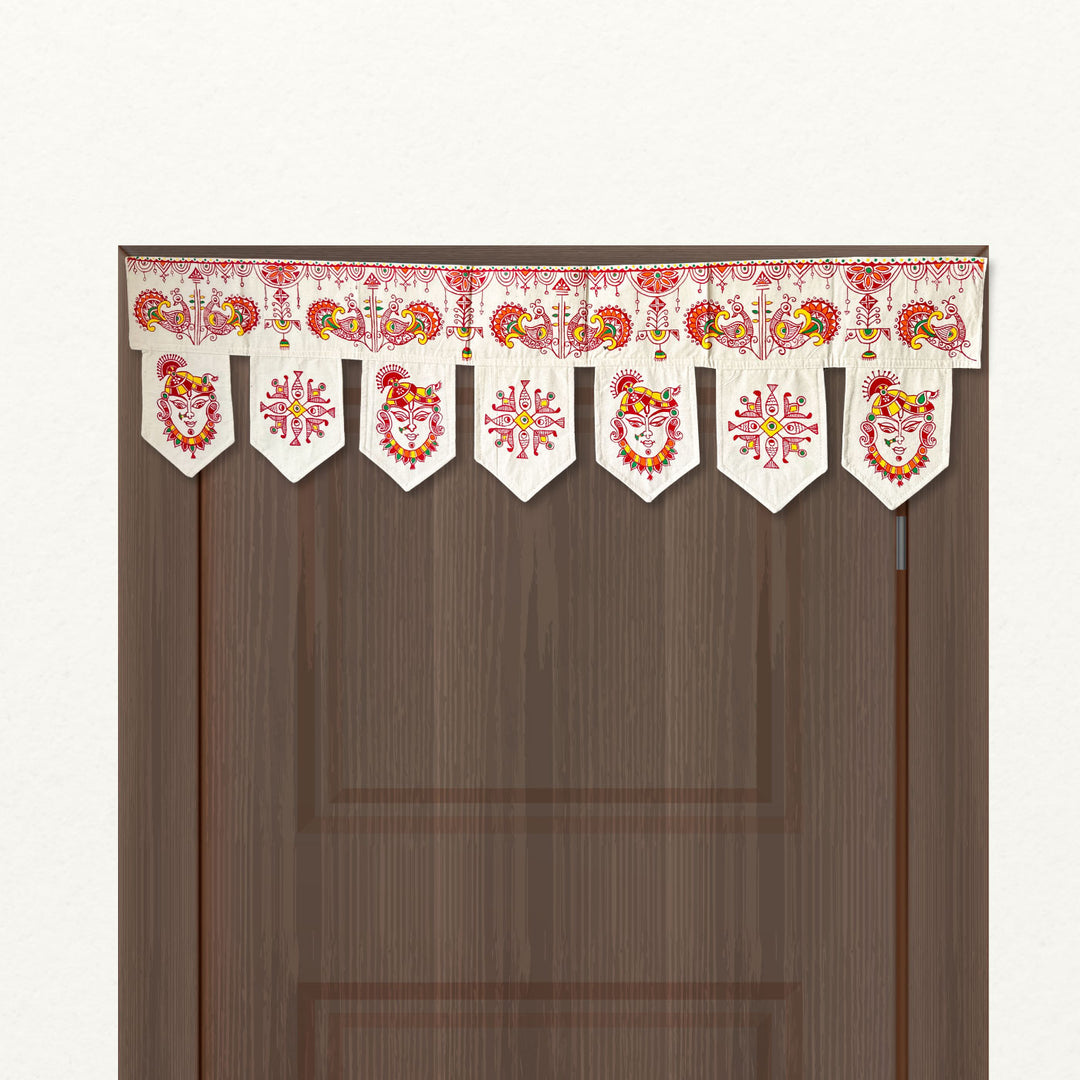 Handpainted Cotton Casement Toran