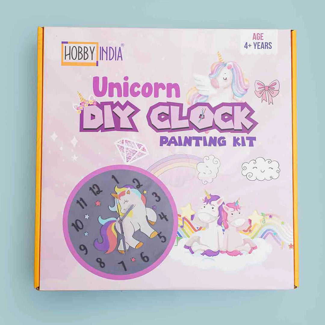 Unicorn Theme Wall Clock DIY Kit For Kids