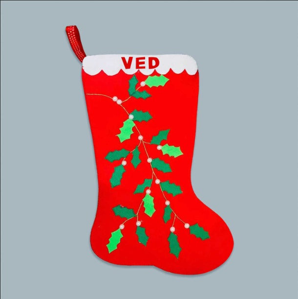 Personalised Felt Christmas Stocking