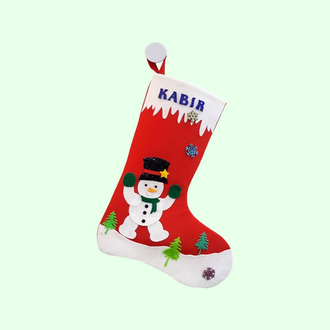 Personalised Felt Christmas Stocking For Kids | Extra Large