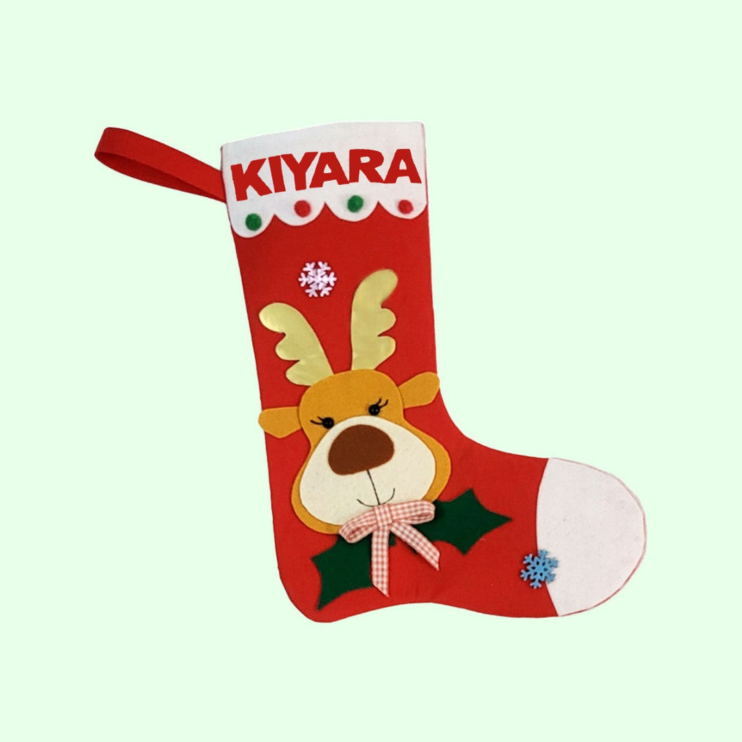 Personalised Felt Christmas Stocking For Kids | Extra Large