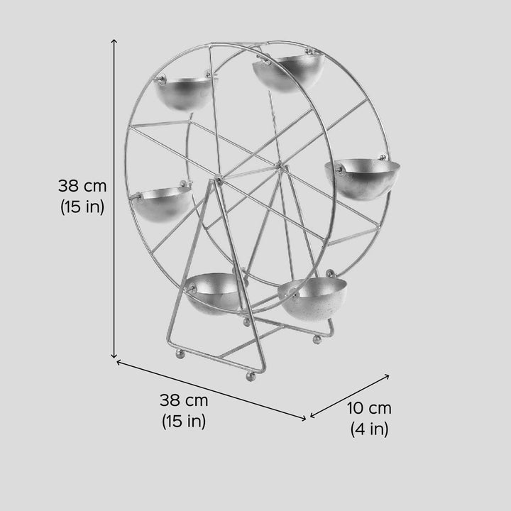 Handmade Revolving Wheel Tealight Holder