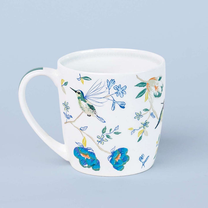 Wings Paradise Summer Porcelain Mugs | Set Of 6