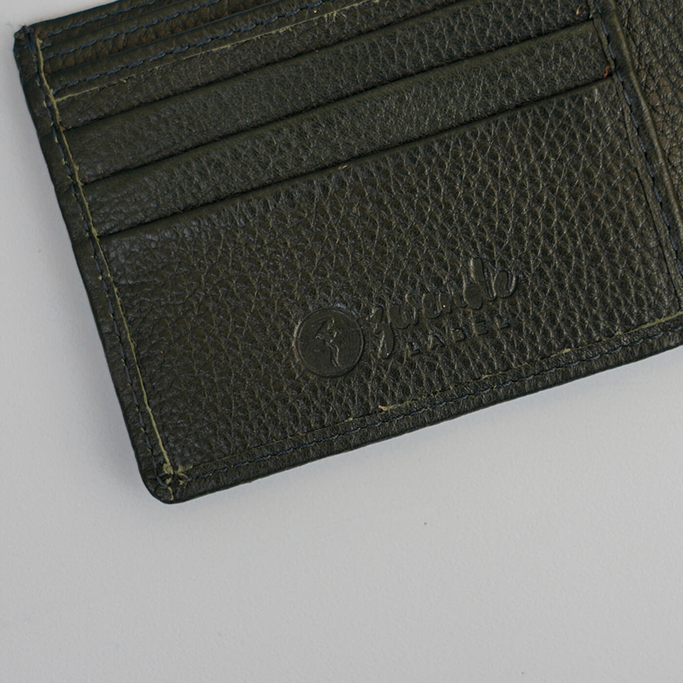 Buy Adamis Green Colour Pure Leather Wallet for Men (W325) Online