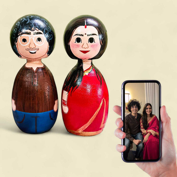 Photo Personalized Wooden Peggy Doll