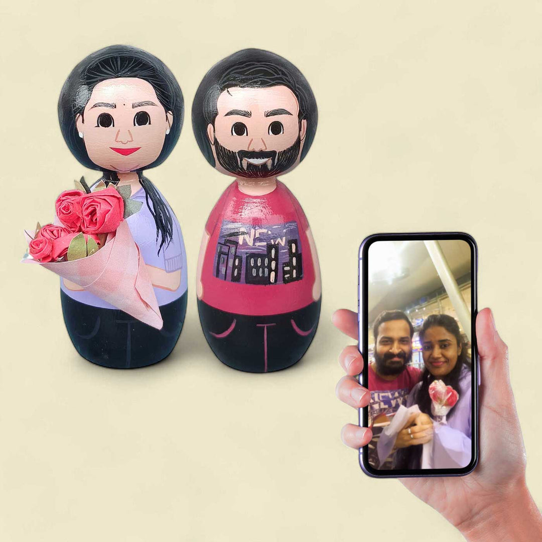 Photo Personalized Wooden Peggy Doll