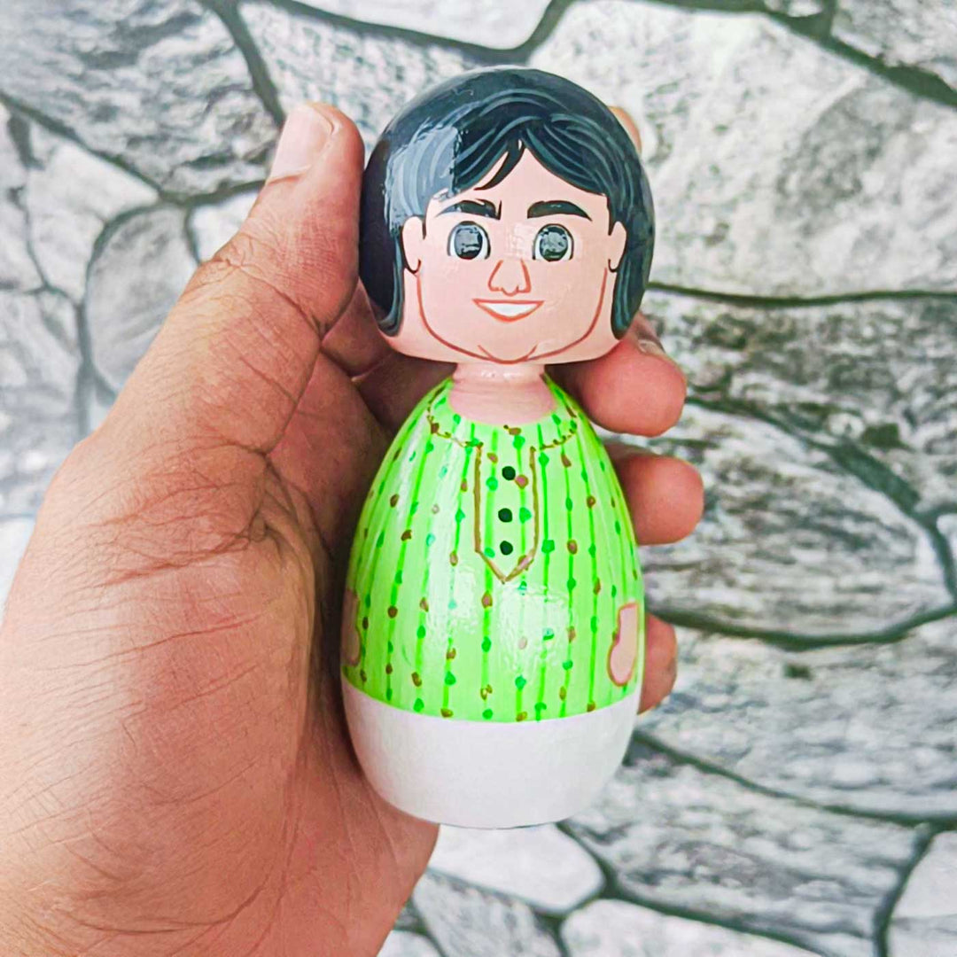 Photo Personalized Wooden Peggy Doll