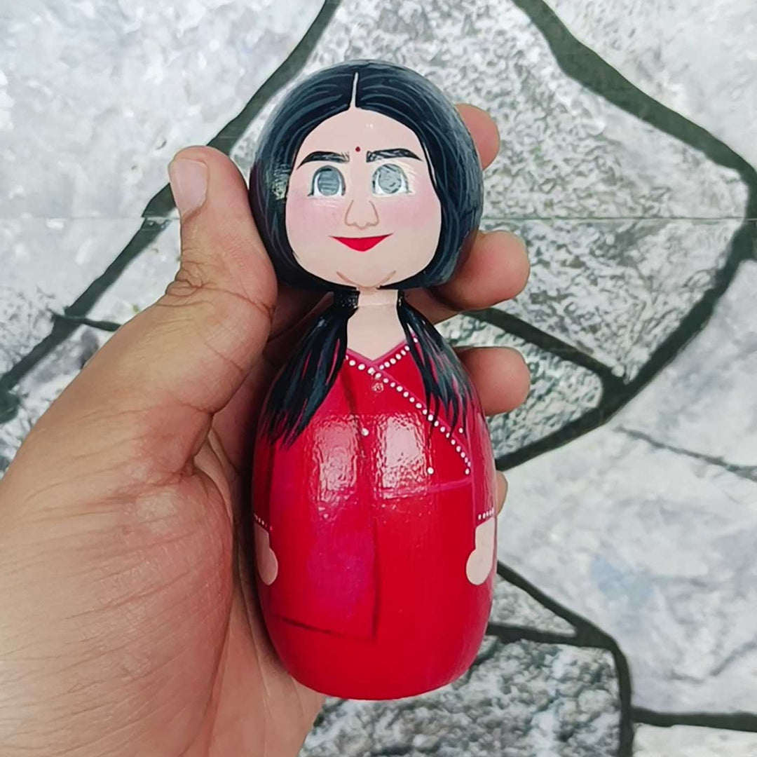 Photo Personalized Wooden Peggy Doll