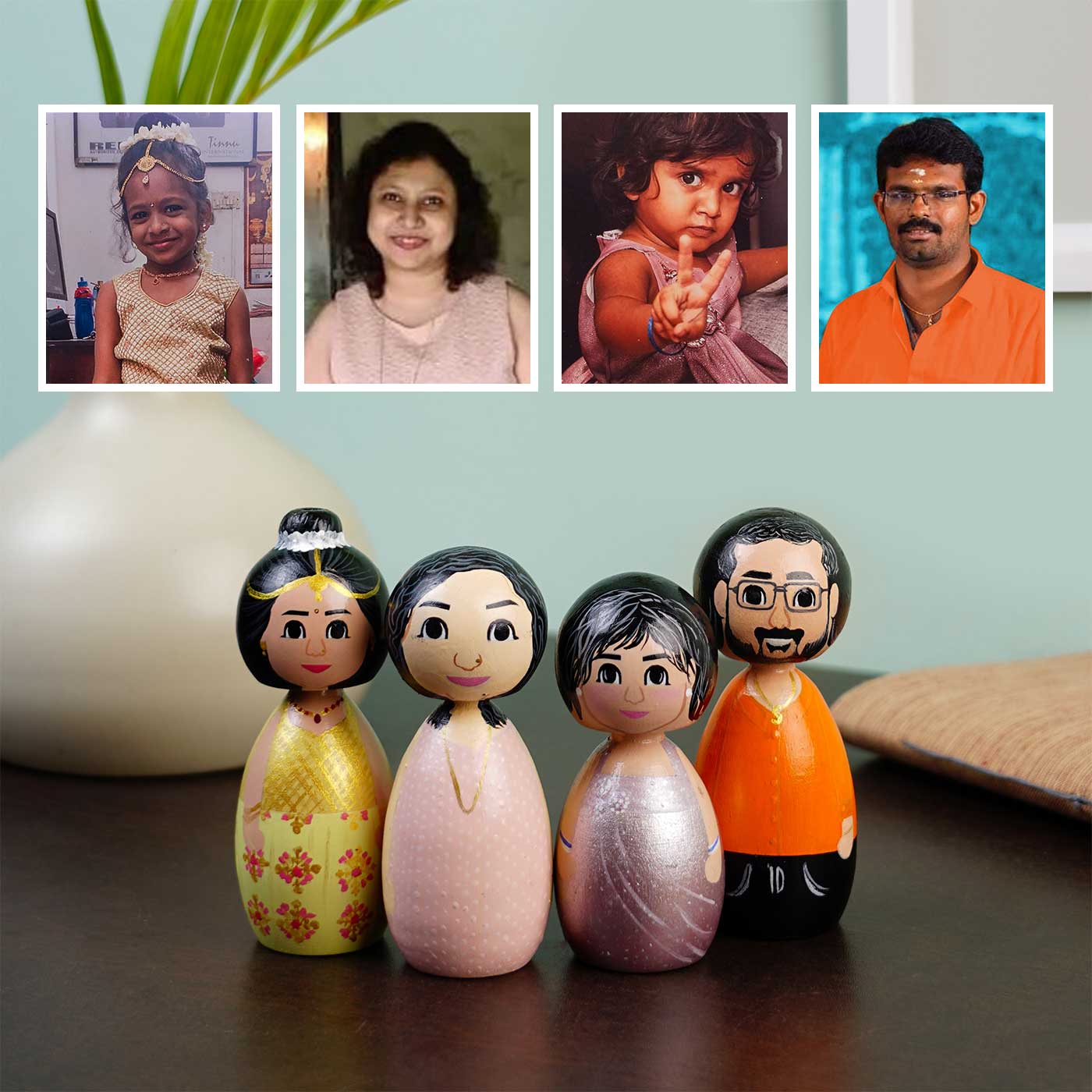 Miniature store personalized doll