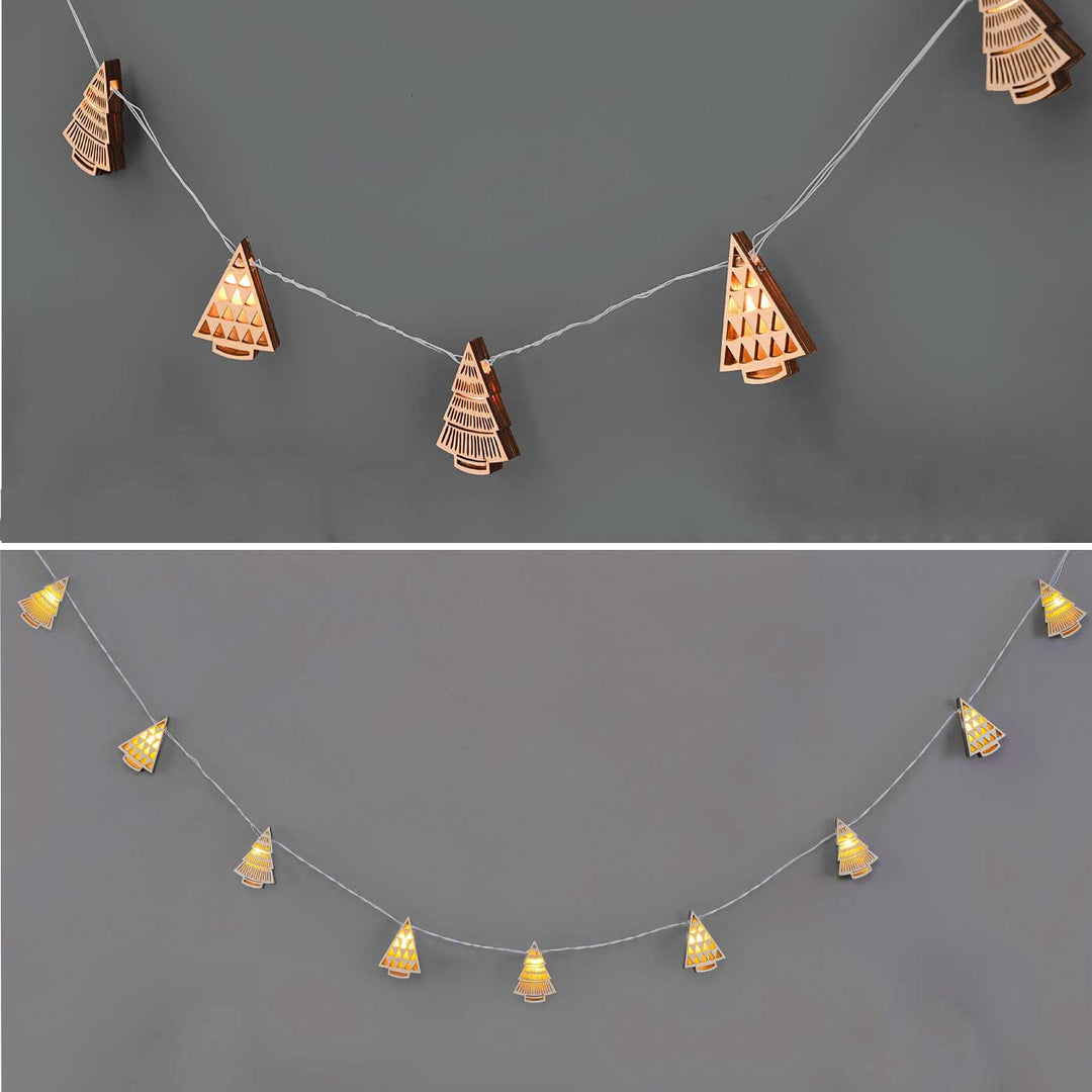 Decorative Birch Wood 3D Theo Tree Fairy Light