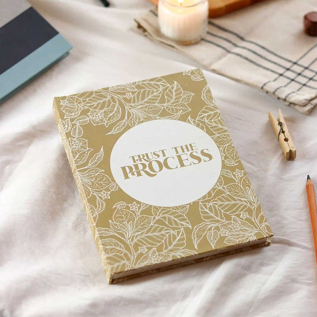 Handmade Trust The Process Ruled Journal | 100  Pages