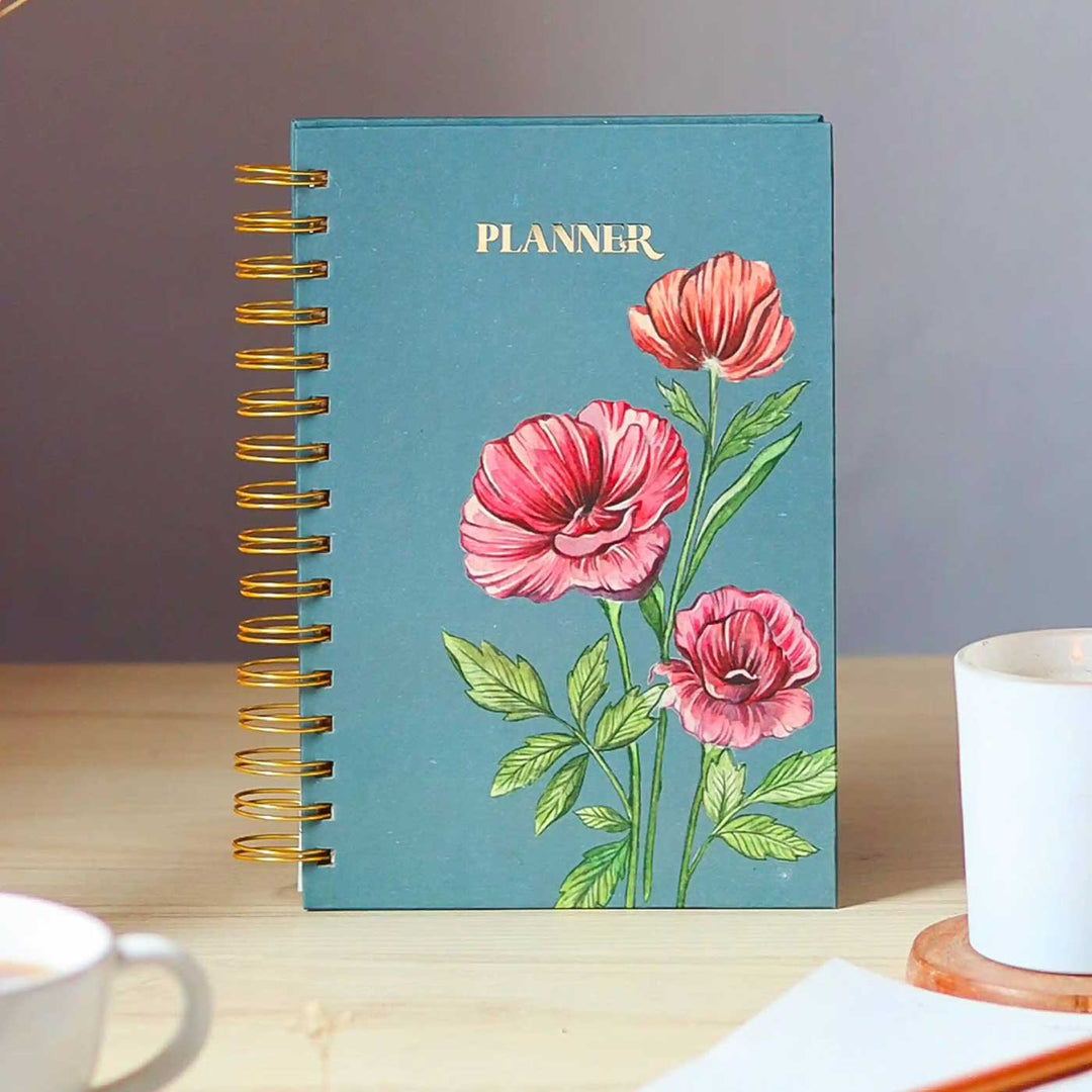 Handmade Khas-Khas Undated Planner | 100 Pages