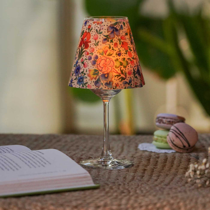 Wine Glass Shades - Kashmiri Naqashi