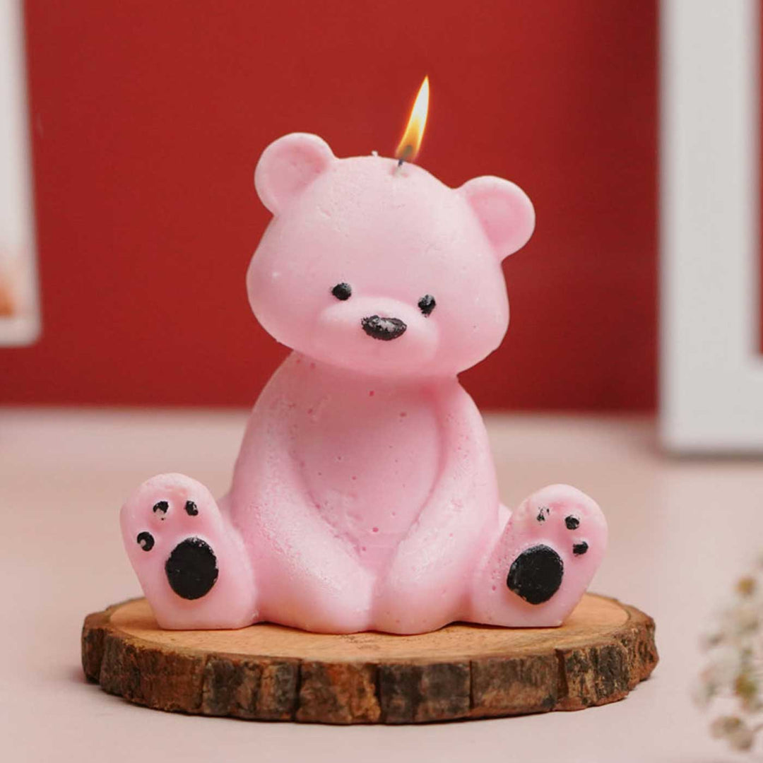 Handmade Teddy Bear Shaped Soy Wax Scented Candle