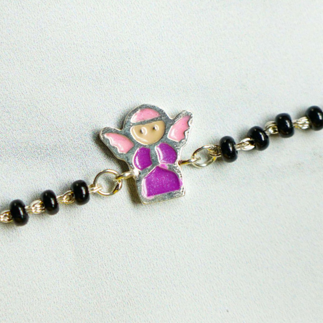 Handcrafted Nazar Battu Silver Bracelet For Kids