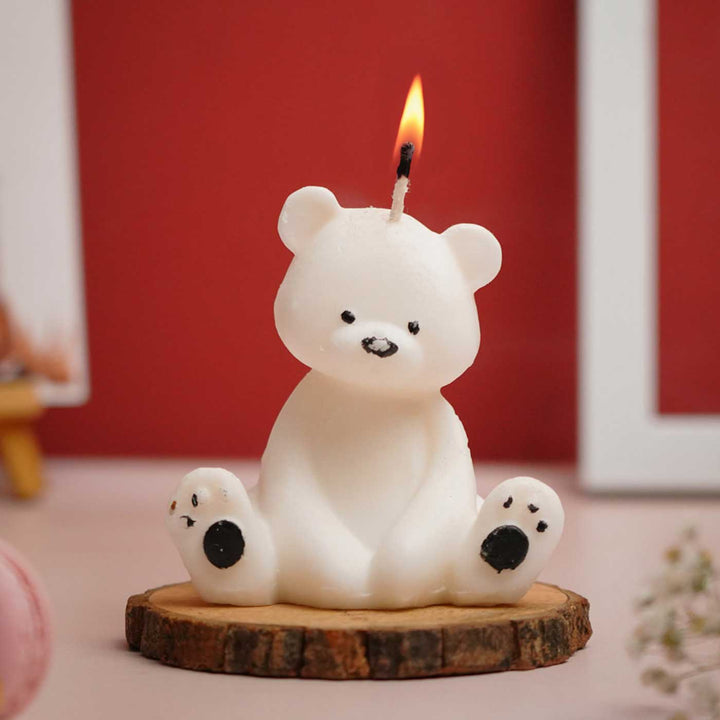 Handmade Teddy Bear Shaped Soy Wax Scented Candle