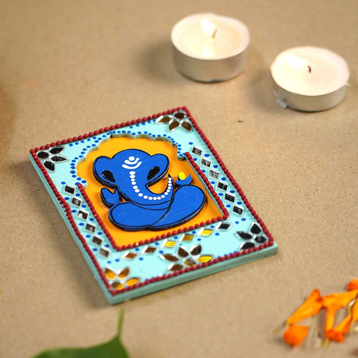 Handmade Ganesha Design Fridge Magnet