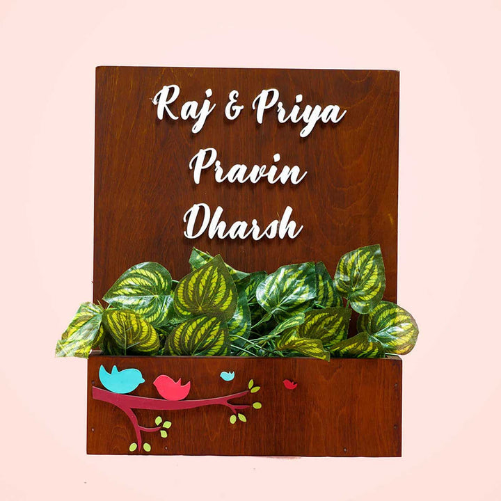 Birds Planter Nameboard