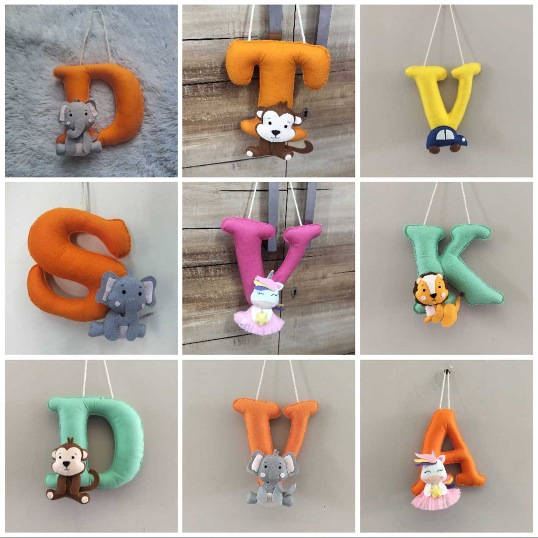 Customised Felt Letters/Initial Hanging for Kids