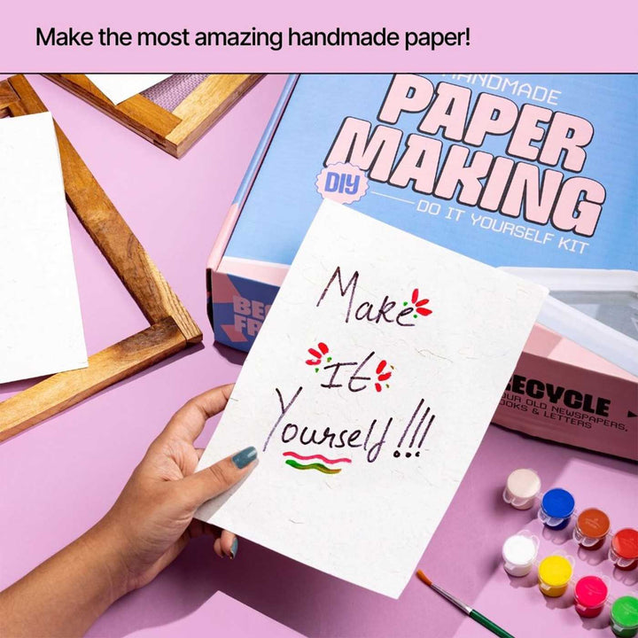 Handmade Paper Making DIY Kit