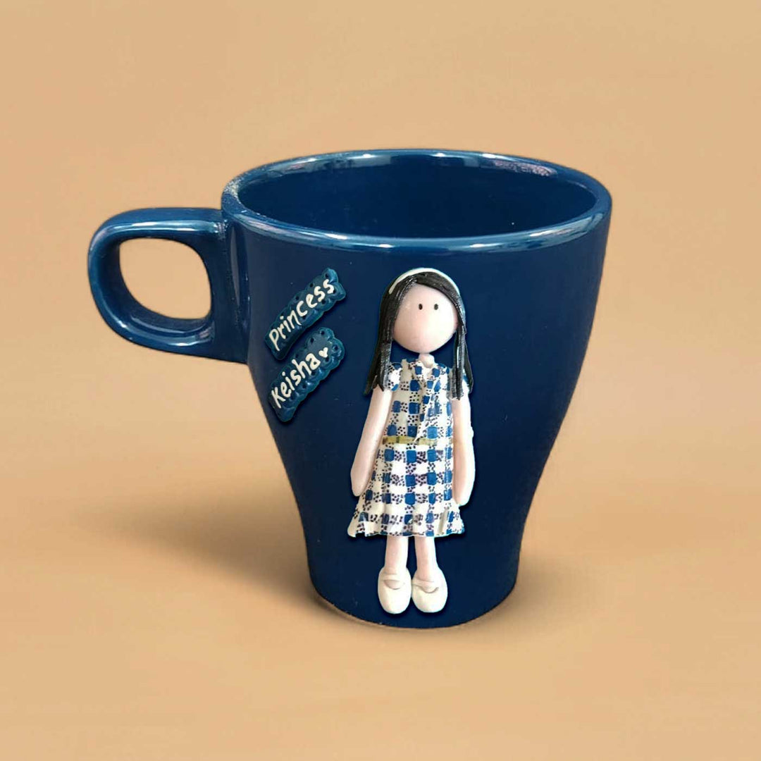 Photo Personalized Handmade Cute Girl Theme Ceramic Mug