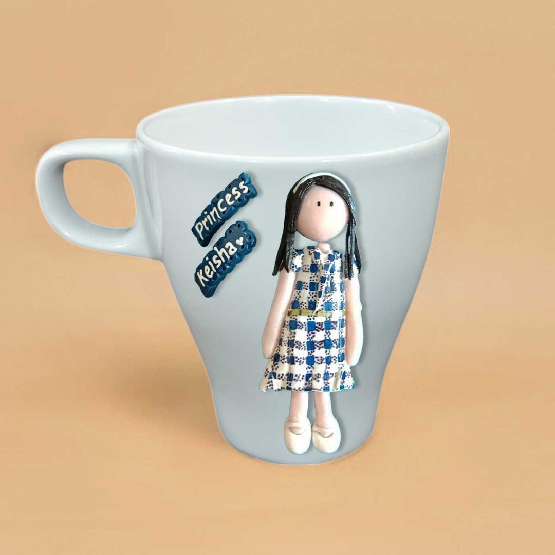 Photo Personalized Handmade Cute Girl Theme Ceramic Mug