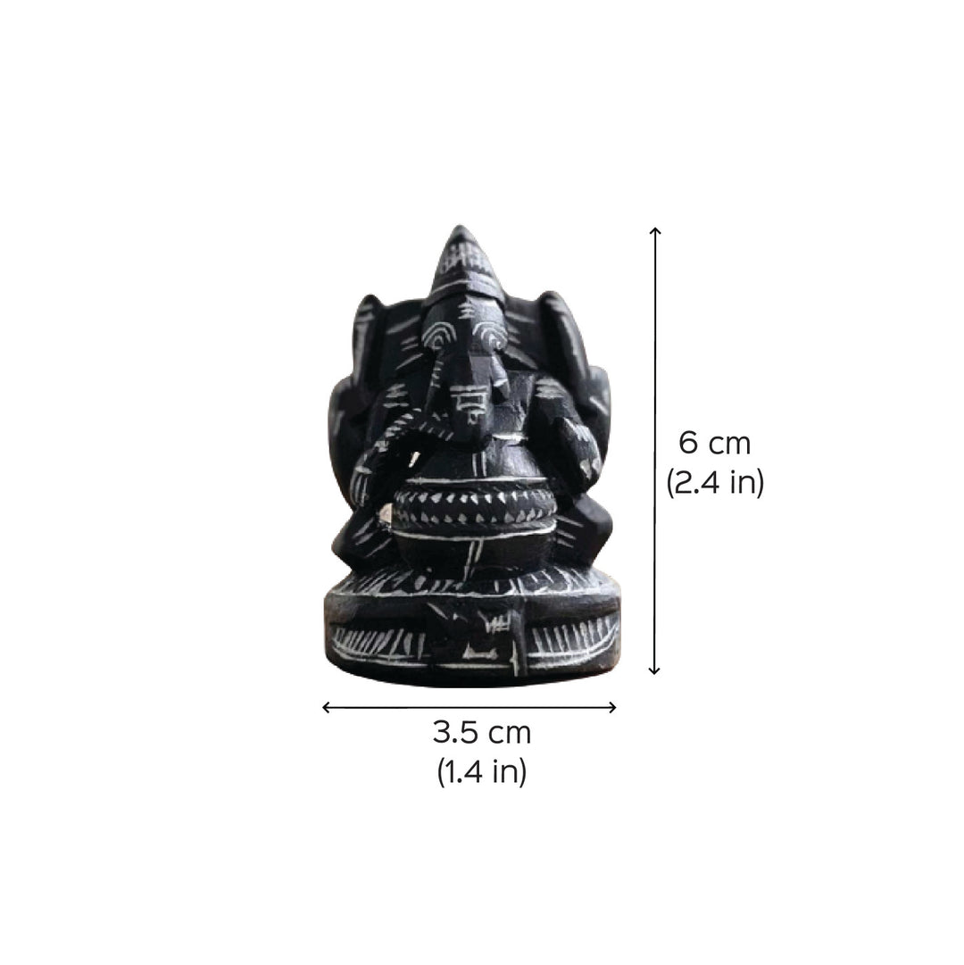 Handmade Lord Ganesha Soapstone Idol