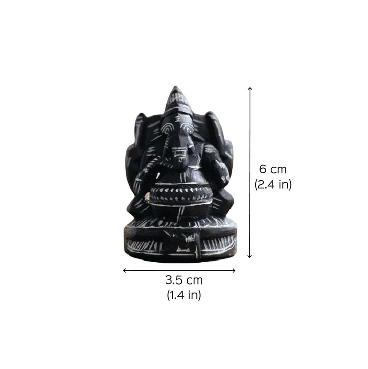 Handmade Lord Ganesha Soapstone Idol