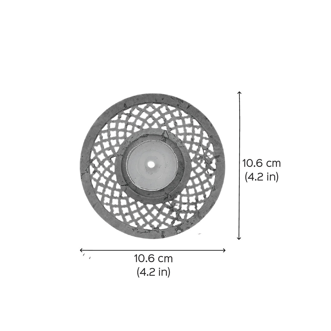 Handmade Multicolour Nima Solid Pattern Candle Holder