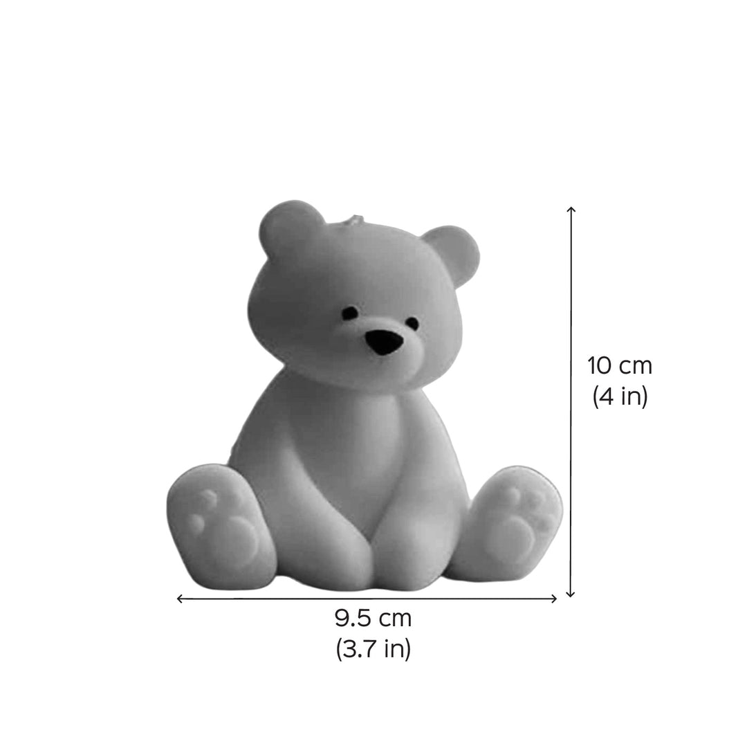 Handmade Large Teddy Bear Shaped Soy Wax Candle