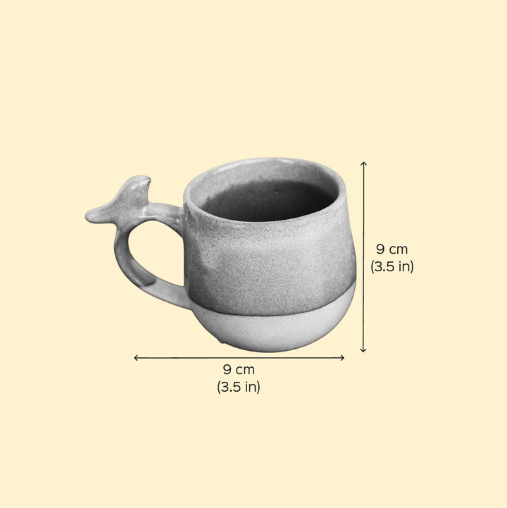 Dual Tone Bird Theme Ceramic Mug