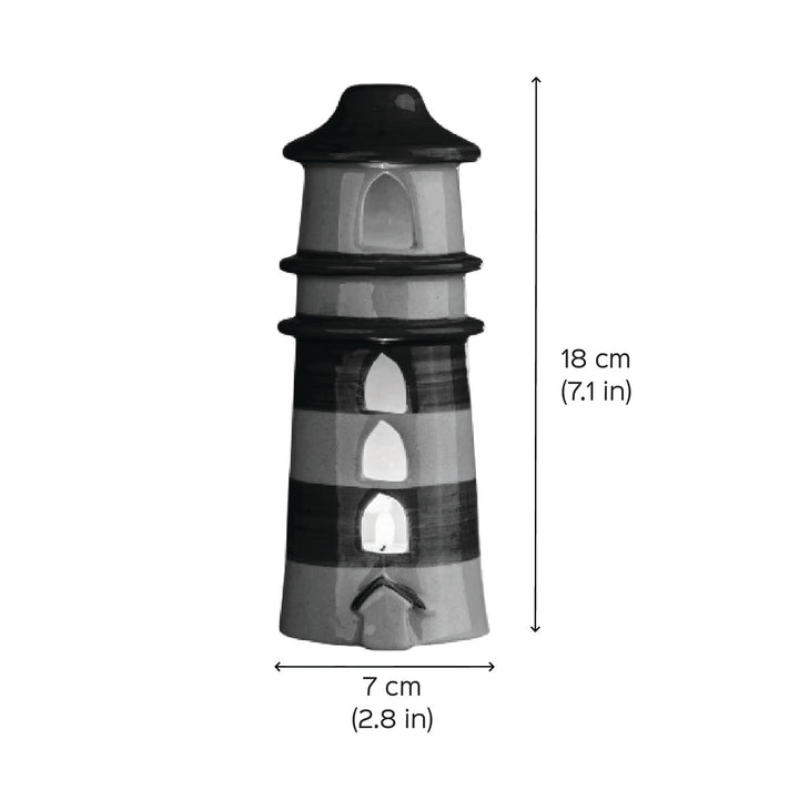 Lighthouse Ceramic Tealight Holder