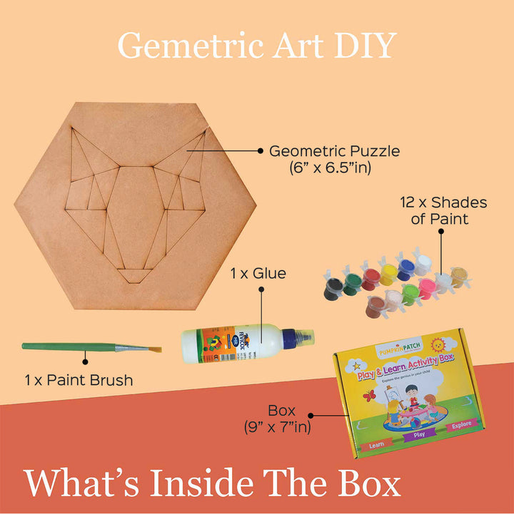 Handmade Geometric Art Creation DIY Kit | Set of 4