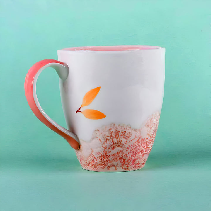 Hand-Painted Floral Lace Mug | Set Of 2