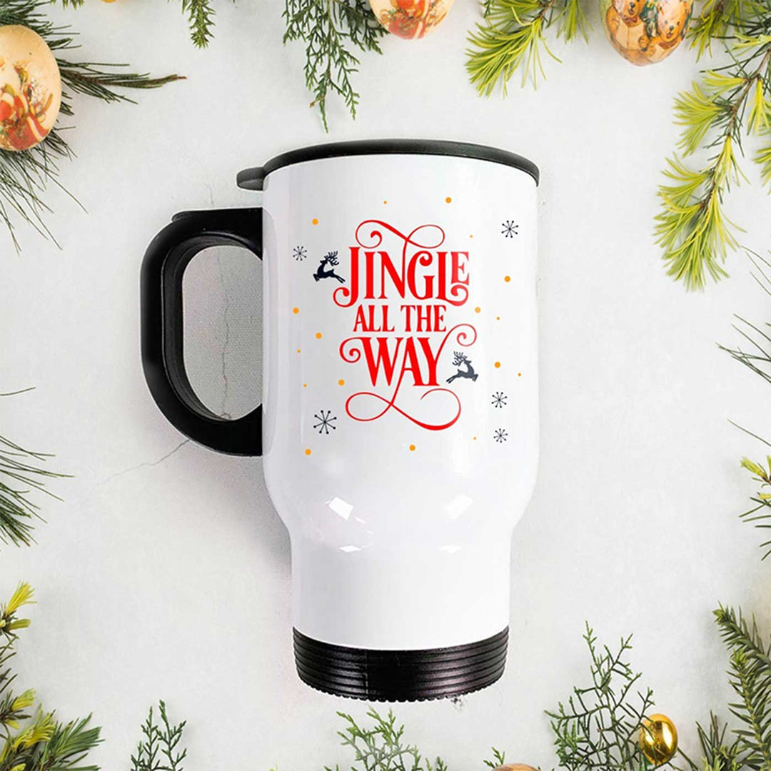 Personalized Travel Printed Steel Tumbler | Xmas Gifting Ideas