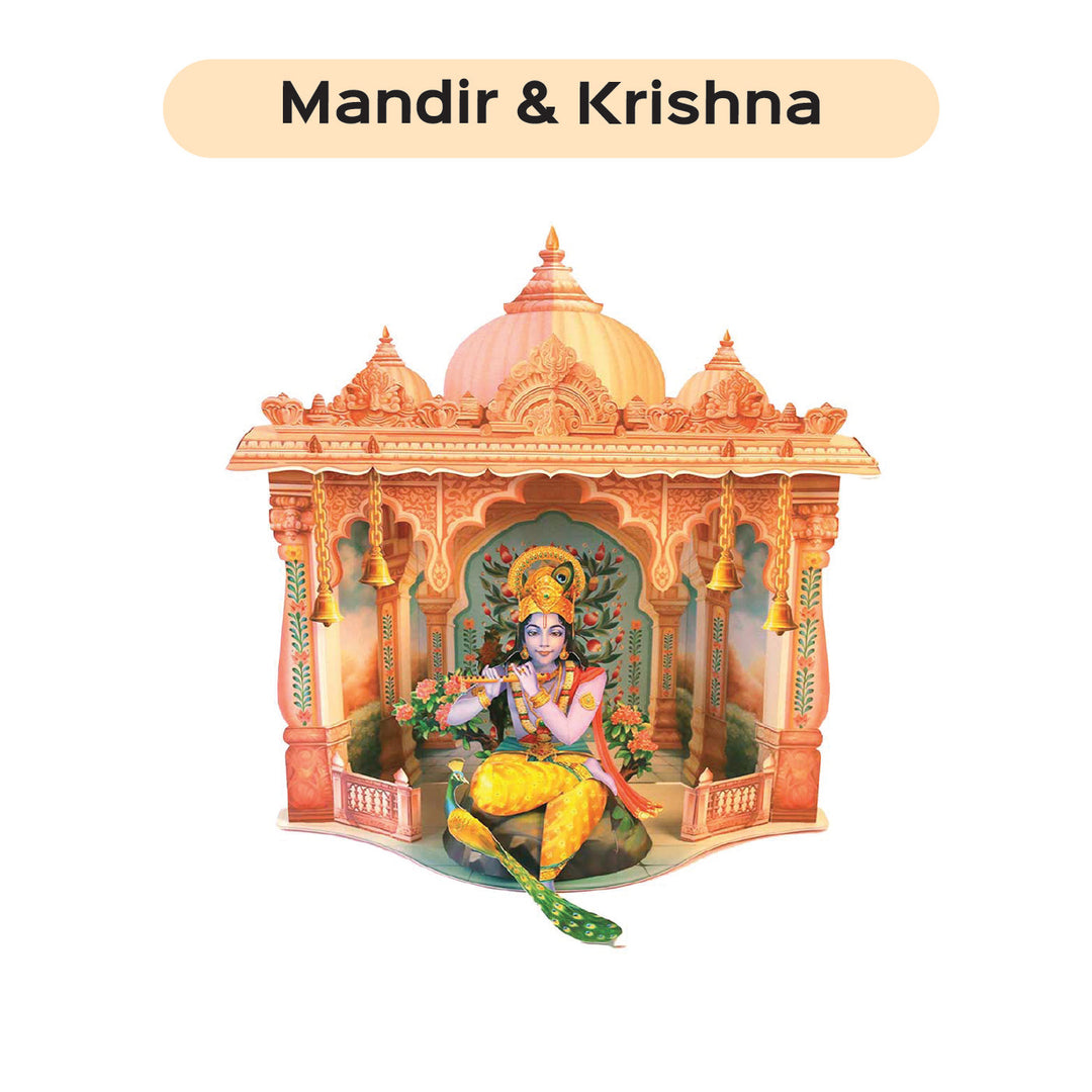 Reusable Paper Mandir Craft DIY Kit