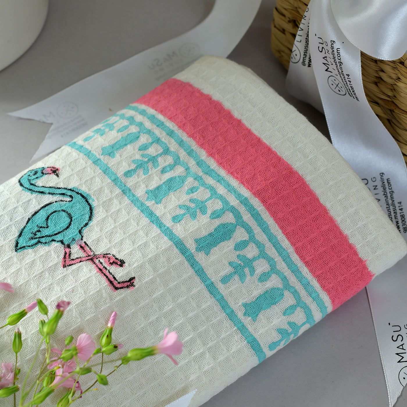 Flamingo bath towel discount sets