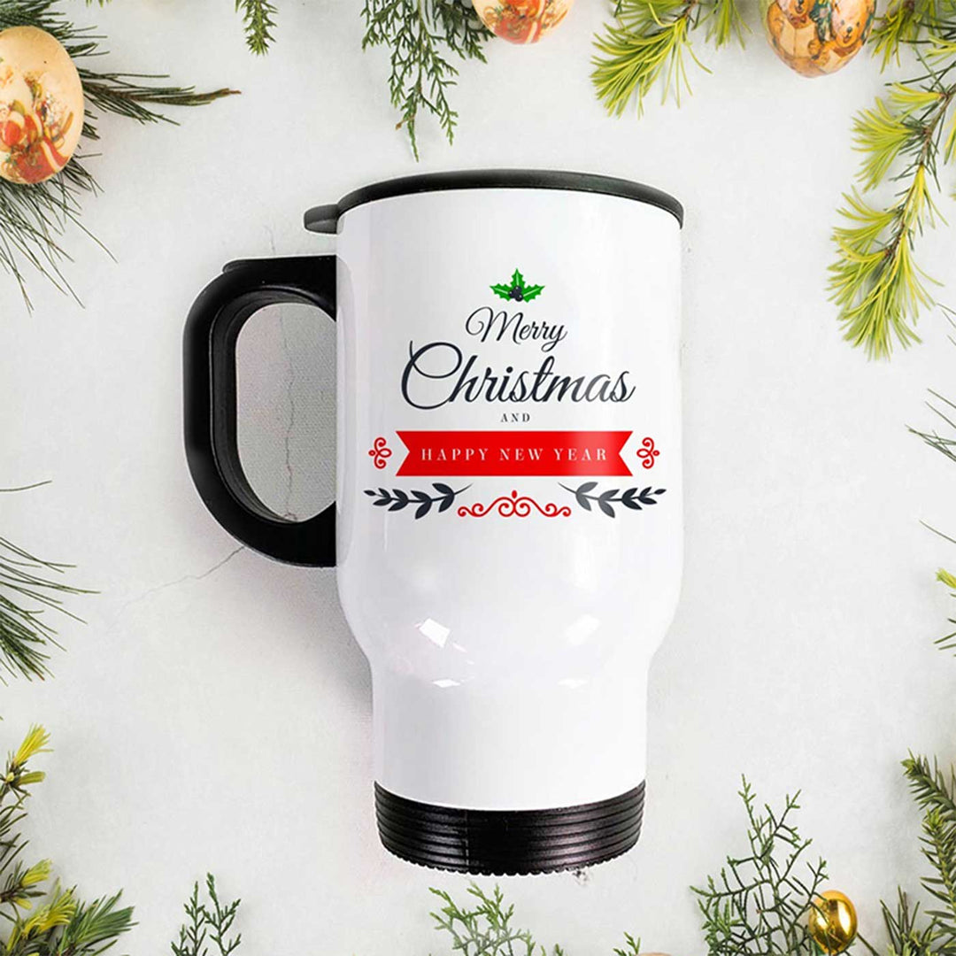 Personalized Travel Printed Steel Tumbler | Xmas Gifting Ideas